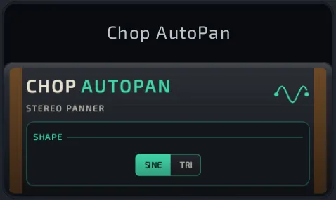 Chop AutoPan