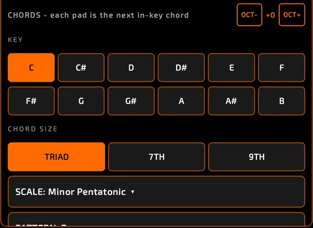 CHORDS tab