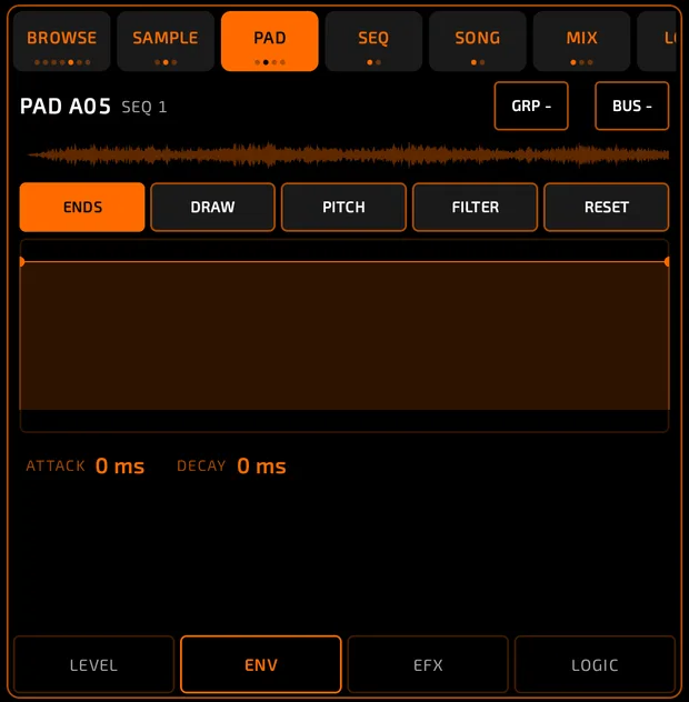 The ENV page