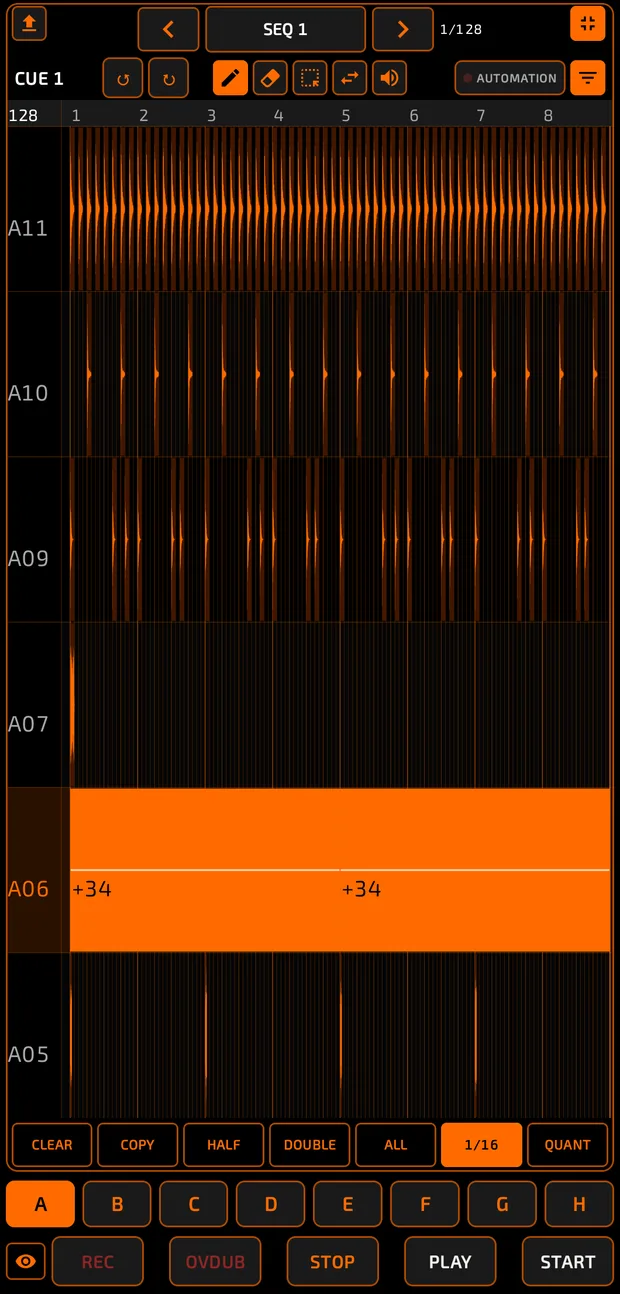 Sequencer full screen