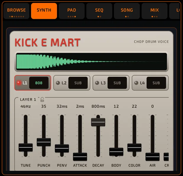 Kick E-Mart editor